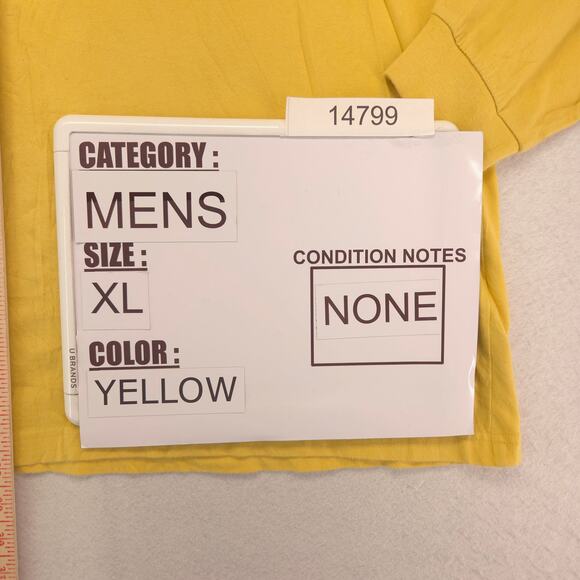 Coca Cola Long Sleeve Crew Neck Casual Graphic T-Shirt Mens Size XL Yellow - Picture 8 of 9